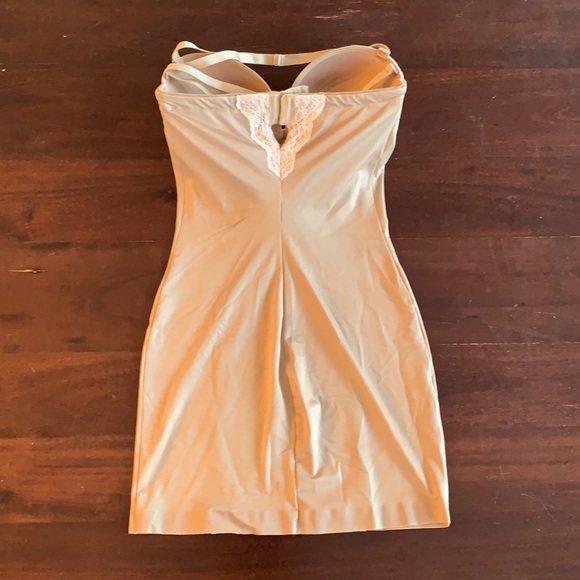 VS slip. Power hold. Tan and lace. Both straps are included. Like new condition. - Picture 3 of 3